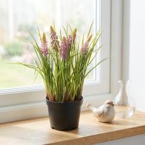 Article Jacinthe artificielle en pot, décoration idéale pour la maison et le bureau, 26 cm
