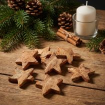 Article Décoration étoile en noix de coco décoration de Noël naturelle naturelle 5,5-7 cm 30 pcs