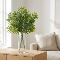 Article Feuilles de palmier artificielles Plantes vertes artificielles 56cm 3pcs