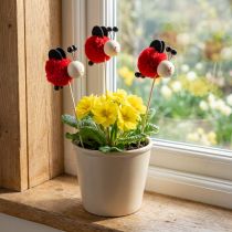 Article Bouchon de plante Coccinelle Décoration Fleur Bouchon 27,5 cm 9 pièces
