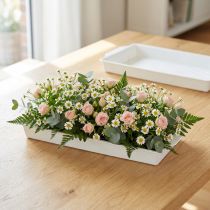 Article Bol enfichable OASIS® blanc 23 cm x 11,5 cm x 2,5 cm 5 pièces
