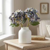 Article Fleurs artificielles en hortensia bleu grand Ø15cm L58cm 2pcs