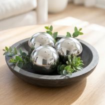 Article Boules en acier inoxydable pour décoration Ø6cm 10 pcs