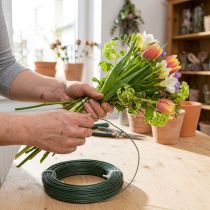 Article Fil d'aluminium pour la création de compositions florales et d'idées de décoration DIY – polyvalent