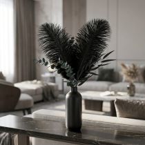 Article Plumes d'autruche décoratives plumes noires 38-40cm 2 pcs
