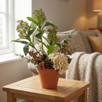 Article Fleurs artificielles vertes de Skimmia japonica, 45 cm, 2 pièces
