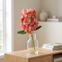 Article Fleur d'hortensia artificielle élégante, idéale pour une décoration de chambre attrayante, 62 cm