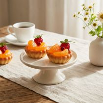 Article Mini-gâteaux décoratifs aux fruits, 6 cm, répliques de gâteaux artificiels pour vitrines et présentoirs, lot de 4