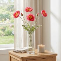 Article Coquelicots Fleurs Artificielles Roses Artificielles Ø6–7cm L78cm 3pcs