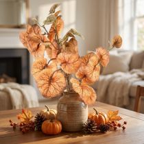 Article Heuchère à feuilles rondes, plante artificielle d'automne, L 66 cm