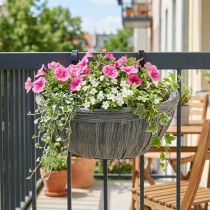 Article Pot suspendu pot de fleur pour balcon suspendu pot suspendu 30x17cm