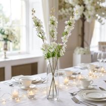 Article Pied-d’alouette artificiel blanc 95 cm
