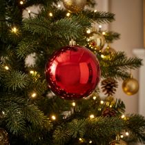Article Boule de Noël en plastique petite Ø14cm rouge 1 pce
