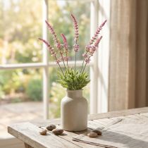Article Fleurs artificielles, décoration lavande, bouquet de lavande violet 45cm 3 pcs