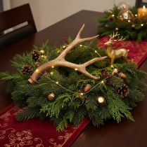 Article Bois de cerf artificiels, réalistes, rustiques, 32 cm