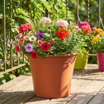 Article Pot « Irys » plastique terre cuite Ø33cm H27,5cm 1 pce