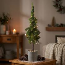 Article Sapin pointu en pot Sapin de Noël artificiel Ø12cm H70cm