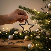 Article étoiles décoratives noires pailletées 4,5 cm lot de 120 Noël et DIY