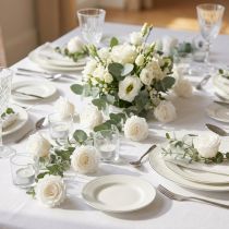 Article Infinity Roses Véritables Têtes de Roses Mini Roses Blanches Ø3cm 16 pcs