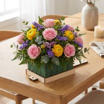 Article Brique de mousse florale Base en bois Florette Eco 12×10cm