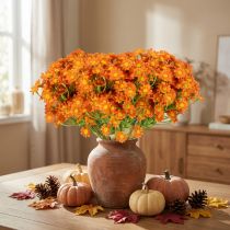 Article Bouquet de fleurs artificielles de camomille pour une décoration saisonnière d'ambiance, 27 cm, 3 pièces