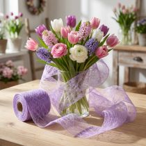 Article Polaire 8cm 25m lilas