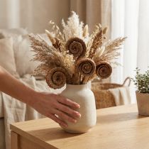 Article Cornes de palmier mâle Déco Nature 7-14cm 25 pièces
