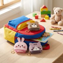 Article Porte-clés portefeuille pour enfant 11 cm 4 pièces