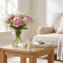 Article Bâtonnets parfumés diffuseur en verre parfum d'ambiance pivoine 100ml