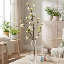 Article Branche de fleurs de cerisier blanc 95cm