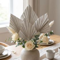 Article Palmspear blanchi à la chaux 10cm - 15cm L33cm 65 pcs