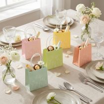 Article Sachet cadeau à motif floral, petit sachet cadeau pour occasions spéciales, 12 cm, lot de 12