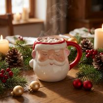 Article Tasse de Noël Coupe Père Noël Noël H10,5cm