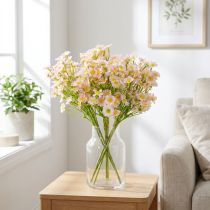 Article Bouquet de camomille artificielle pour une décoration intérieure lumineuse et facile d'entretien, 28 cm, 3 pièces