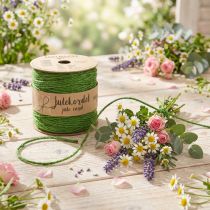 Article Cordon de jute vert Ø2mm 100g