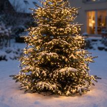 Article Guirlande lumineuse à riz LED blanc chaud pour l'extérieur 720er 54m
