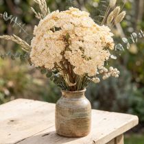 Article Achillée millefeuille artificielle crème Achillea fleurs artificielles 30cm 6 pcs