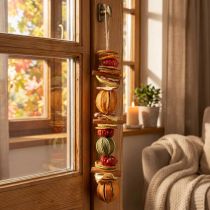 Article Guirlande décorative cintre décoratif automne agrumes séchés guirlande de Noël 75cm