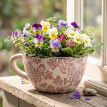 Article Pot de plantation, décoration florale originale, 18 cm