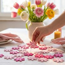 Article Fleurs décoratives à disperser pour une touche saisonnière créative, 4 cm, 72 pièces