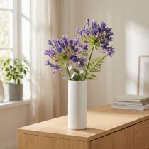 Article Agapanthe Lys Africain Fleurs Artificielles Violet L75cm 2pcs