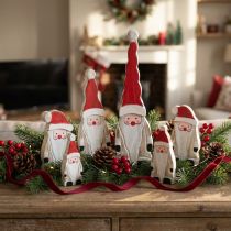 Article Père Noël 17cm 6pcs