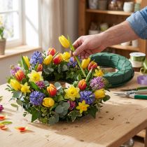 Article OASIS® IDEAL Anneau Mousse Floral Universel Vert Ø27,5cm 3 pcs