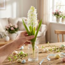 Article Jacinthe Real-Touch Blanc 40cm