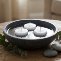 Article Bougies votives de remplacement pour lumière sacrificielle en blanc, 10 pièces
