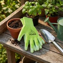 Article Gants de jardin Kixx vert clair, citron vert taille 10