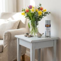 Article Peinture en aérosol, gris clair vintage, style shabby chic, 400 ml