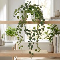 Article Plante artificielle suspendue avec feuilles, facile d'entretien, 60 cm, lot de 2.