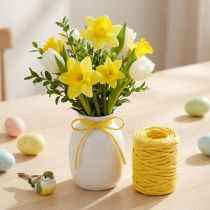Article Cordon de papier 6mm 23m jaune