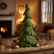Article Décoration de sapin de Noël Sapin de Noël floqué vert 76cm
